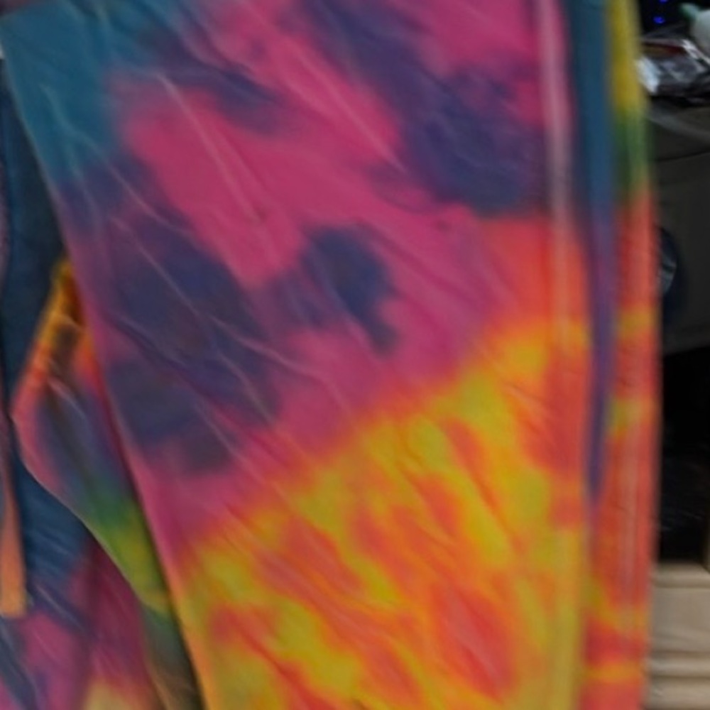 Vibrant Tie-Dye Hoodie and Pants Set